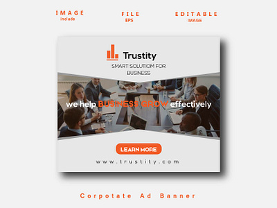 Corporate ad banner app banner branding corporate corporate ad banner corporate design corporate flyer corporate identity design flyer logo