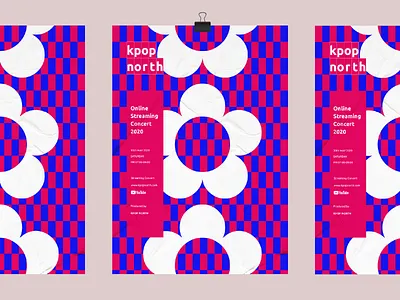 Kpop north 2020 Poster branding concert graphic kpop music poster poster design