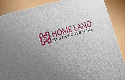 H letter logo buliding contracting contraction flat flatdesign hletter hletterlogo hlogo home lettering logos