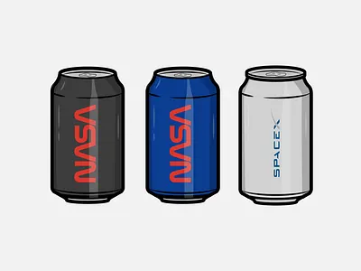 Space can branding design flat design flatdesign graphic design graphicdesign illustration logo logo design logodesign vector