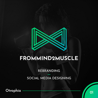 Rebranding - Frommind2muscle branding design illustration logo typography uidesign