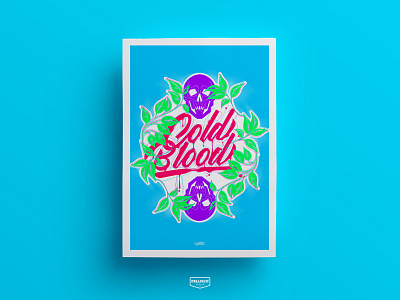 Cold Blood brand branding color design illustration lettering logo poster posters typography