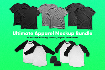 Ultimate Apparel Mockup Bundle apparel apparel design apparel mockup beanie bundle deal discount distressed heather heather gray mock up mock up mockup mockup psd mockups raglan shirt shirts template vintage