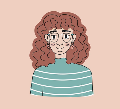 Self Portrait 2020 adobe illustrator clean lines good hair illustration portrait illustration self portrait