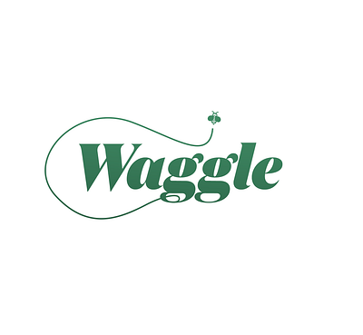 Waggle Rejected Logo app chrome chrome extension design graphic green icon illustration logo quebec sigmund ui vector