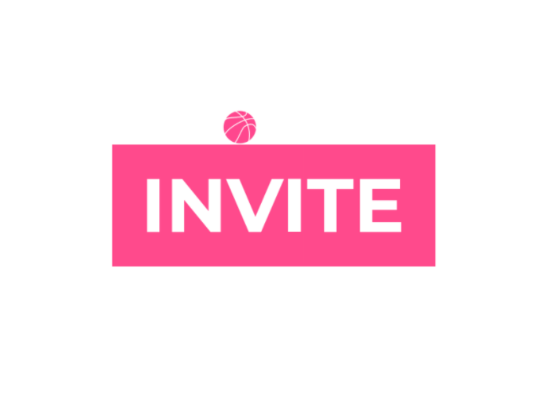 Dribbble Invite animation animations conceptual dribbble dribbble invitation dribbble invite dribbble shot dribbbleinvite dribbbleinvites giveaway graphicdesign invite type type animation typogaphy
