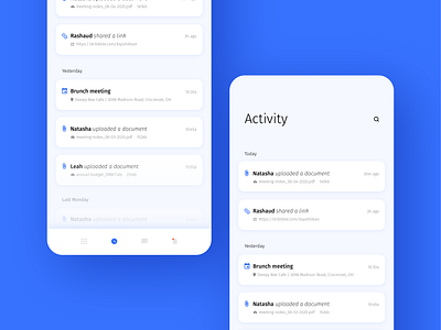 Daily UI 047: Activity Feed 047 activity app audit dailyui design feed log mobile ui ux