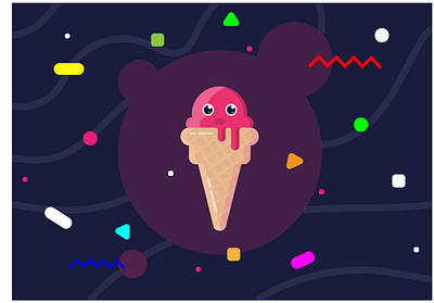 (7/n) ICE Cream that matters design graphic graphicdesign graphics ice cream icecream illustration illustration art illustrations logo vector