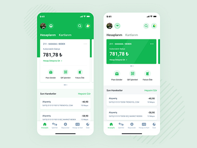 Garanti Bank Mobile app bank design mobile mobile design redesign ui ux wallet