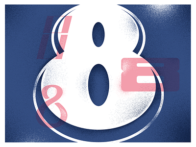 8 36daysoftype 8 eight illustration type typedesign