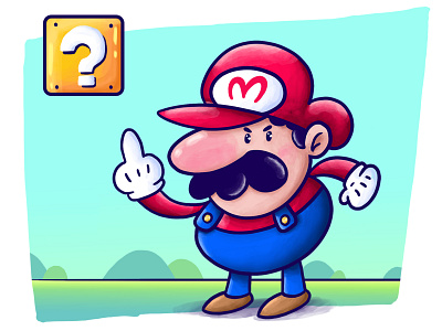 MARIO BROS carry cartoon design illustrator ilustracion mario mariobros mariokart nintendo nintendo 64 supermario