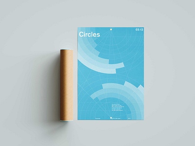 Circles — a musical exploration abstract geometric graphic design grid illustration international style minimalism poster swiss style