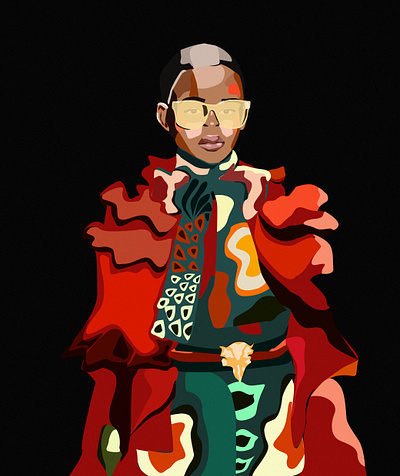 GUCCI / FASHION WEEK adobe illustrator adobe photoshop design digital illustration digital painting fashion fashion design fashion illustration fashion magazine graphic design illustration illustrator magazine cover magazine illustration