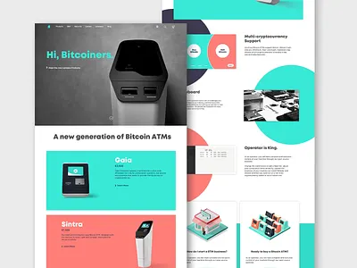 Lamassu Homepage bitcoin blockchain crypto cryptocurrency homepage lamassu landingpage product design ui ux website