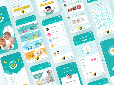 Pampers App UI app app design apple babies creative design designs dribbble mobile app design mobile ui pampers style ui uidaily uidesign uidesigner uiux ux