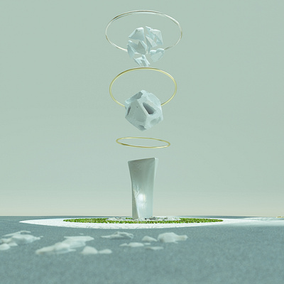 isolation times 3d 3d art 3d artist cinema4d design details sculpture textures