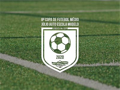 Soccer Cup Júlio Auto Escola brand cup football graphic design logo logotype shield soccer soccer logo visual identity