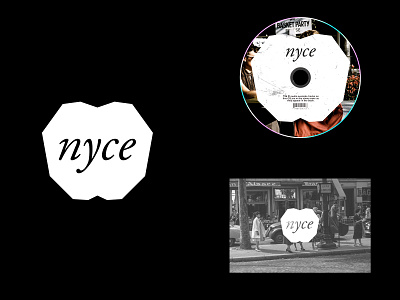 nyce branding cd design logo logodesign minimal postcard simple symbol typography