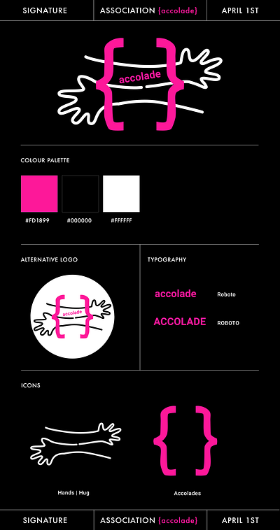 Accolade | Logo Black design logo vector