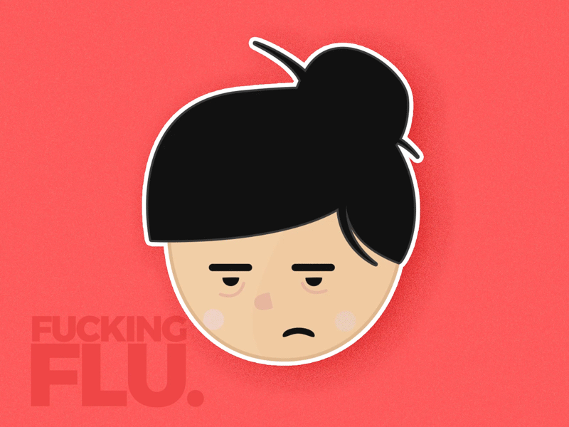 FLU animation animation gif design