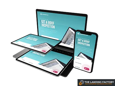 Opt-in page template design for roofing companies blue elementor landing page landing page concept landing page template opt in opt in opt in page page builder page layout responsive responsive design roofing roofing company roofing service roofs rooftops template web design website