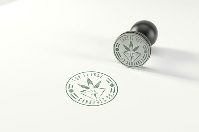 Top Flight Cannabis Co. Logo branding cannabis design dispensary graphic design logo marijuana