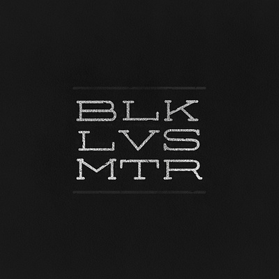 Black Lives Matter blacklivesmatter blm illustration typedesign typography