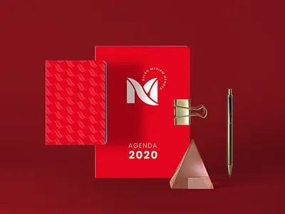 Myriam Mendes Salon brand branding design gold logo logodesign logotype minimal mockup pattern rebranding red symbol visual identity white