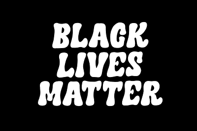 Black Lives Matter black black white blacklivesmatter design lettering lettering art procreate protest type