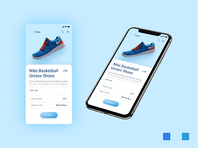 Shop Movil air concept crisva design nike shop ui ux