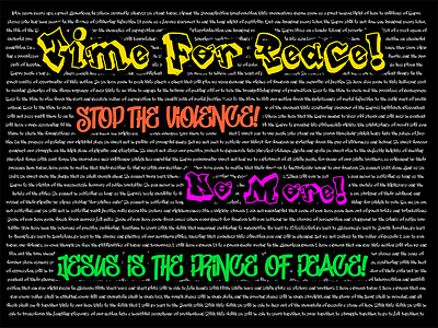 Time for Peace! photoshop