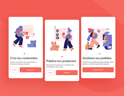 Delivery app onboarding - Daily UI 023 app argentina ux branding colombia ux daily 100 challenge dailyui dailyui023 design illustration line illustration onboarding onboarding ui sketch trendy ui ui design uidesign uidesigner ux