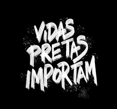 Black Lives black white blacklivesmatter brazil graffiti lettering streetart typo