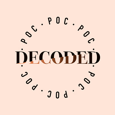 POC Decoded Logo branding design digital art graphic illustration logo