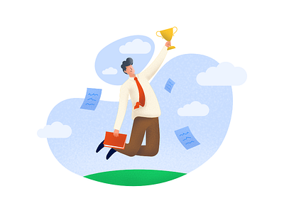 Successful Blogger - Feature Image for Niagahoster featured image illustraion