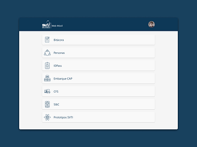 SVTI Web Móvil aplicación app design diseño icon ui ux web