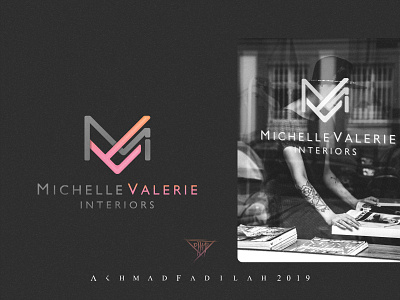 Michelle Valerie Interiors brand branddesign brandidentity brandidentitydesign brandingidentity graphicdesigner graphicdesigners graphics interiorlogo logoartist logodesign logomark logotype monogram monogramlogo wordmark