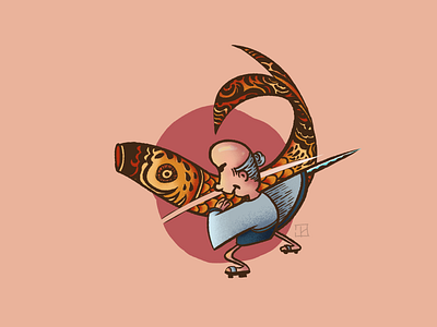 Slice character character design characterdesign digitalart illustration illustrations japan japanese koi slice sliced