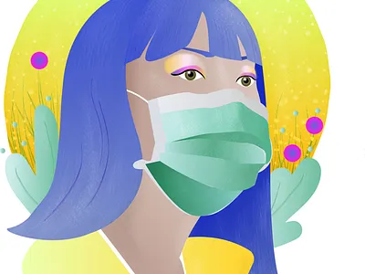 Wear A Mask design illustration vector