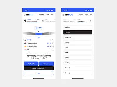 Bet App UI app appdesign ui uiapp uidesign ux uxdesign uxui