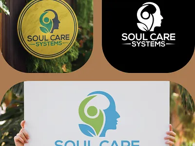 Soul Care Logo brand branding design graphic design iconic logo logo logotype mind minimal motion graphics simple soul symbol icon yoga