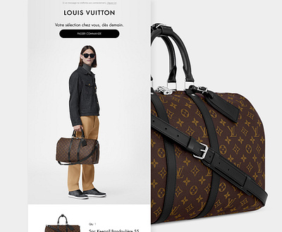 Louis Vuitton email concept branding creative email email email design email designer graphic design klaviyo louis vuitton louis vuitton bags luxury brand email newsletter storytelling template newsletter