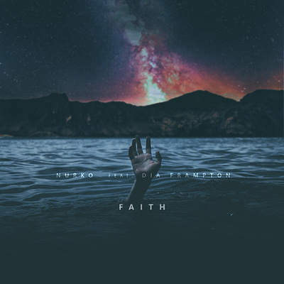 Album cover art for Faith by Nurko album art album artwork album cover album cover design design illustration moody music music album music art photoshop