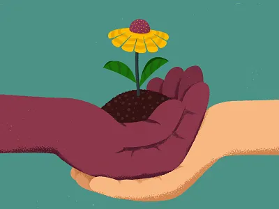 Together for a Better Place alllivesmatter curiouskurian editorial environment illustration illustrator loveforall nature naturelove world environment day