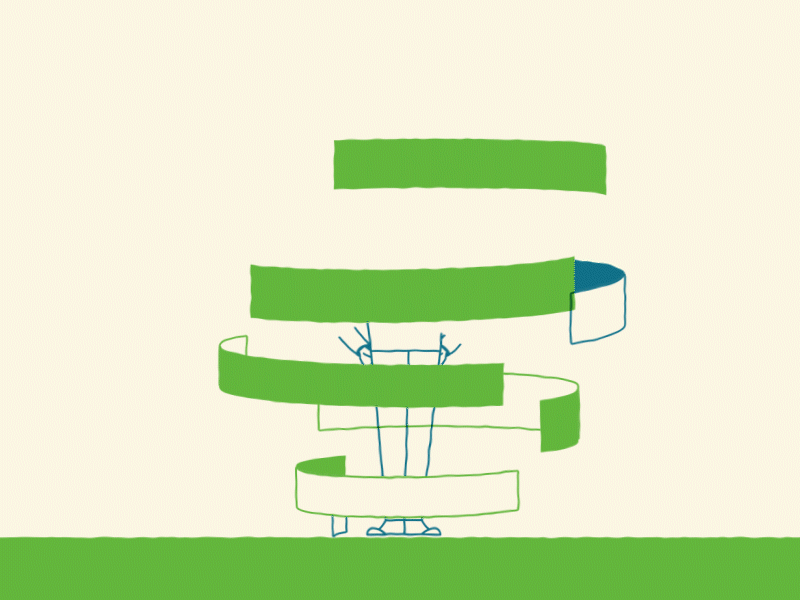 Millionaire II character animation character design flat design money overprint rich rich man suit