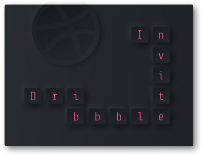 1 Dribbble invitation android app design dribbble invitation invitation invite ios neumorphism new player shot ui