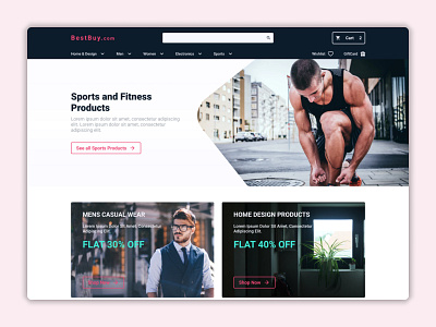 Online Store Design Concept design ui ux web
