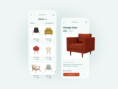 5/100 daily design app daily 100 challenge design e commerce e shop shop ui ui ux ux web