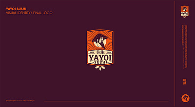 YAYOI RESTAURANT brand brand identity branding branding design logo logo design logodesign logos logosai logoset logosketch