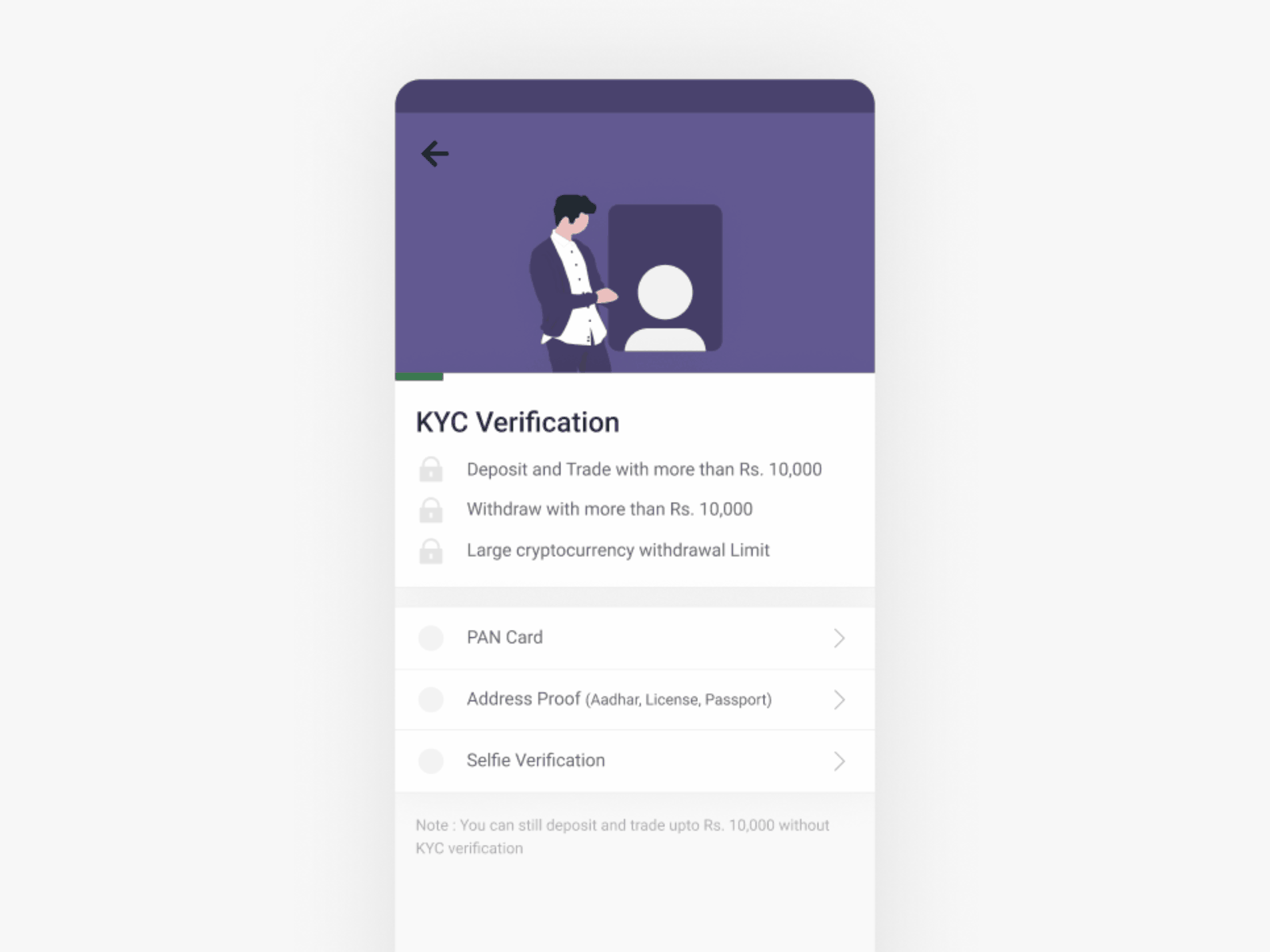 KYC Verification - Animated animated animation branding challenge clean daily figma figmadesign figmotion identity minimal progress ui ux verification